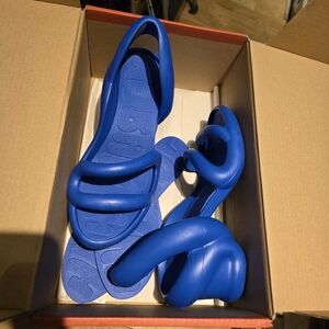 Camper Koborah Rubber Blue Sandals sz 40/9